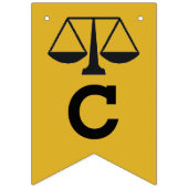 Abschluss der Law School, der Jagdfahnen Wimpelkette (Erste Fahne)