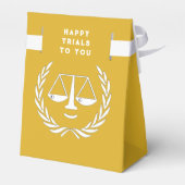 Abschluss der Law School - Gold-Fevor-Box Geschenkschachtel (Rückseite)