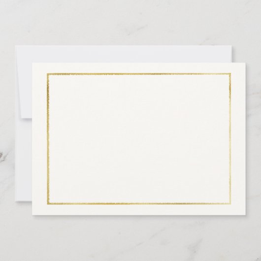 Abschluss der Law School Gold Frame Foto Modern Einladung (Rückseite)