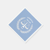 Abschluss der Law School Red Serviette (Ecke)