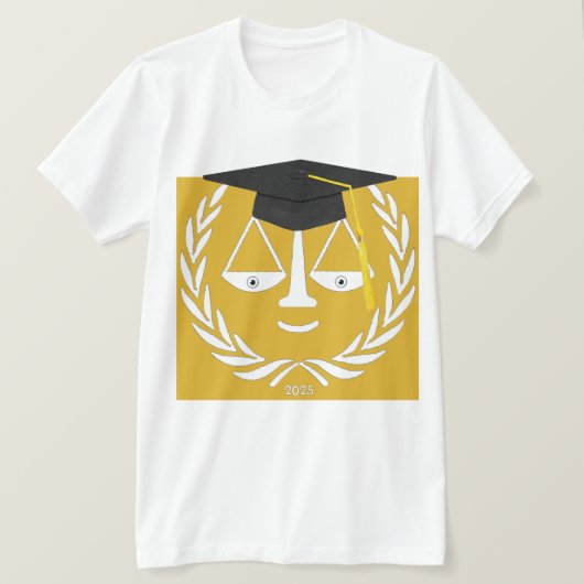 Abschluss der Law School T-Shirt (Design vorne)