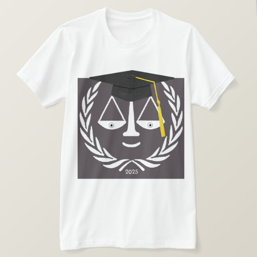 Abschluss der Law School T-Shirt (Design vorne)