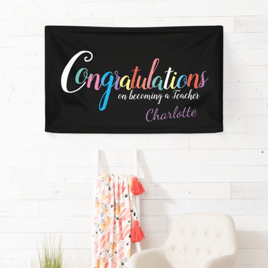 Abschluss der Lehrer Banner (Insitu)