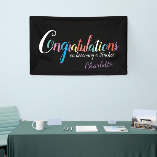 Abschluss der Lehrer Banner (Messeveranstaltung)