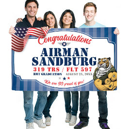 Abschluss der Luftwaffe 321 TRS Tigers Mascot 3x5' Banner