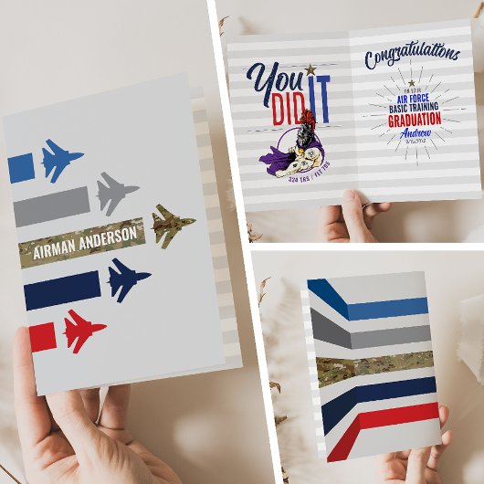 Abschluss der Luftwaffengrundausbildung 324 Ritter Karte