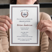 Abschluss der Maroon Justice Wreath Law School