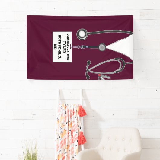 Abschluss der Medizinschule Banner (Insitu)