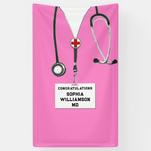 Abschluss der Medizinschule Banner (Vertikal)