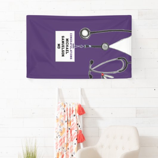 Abschluss der Medizinschule Banner (Insitu)