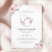 Abschluss der Medizinschule Einladung