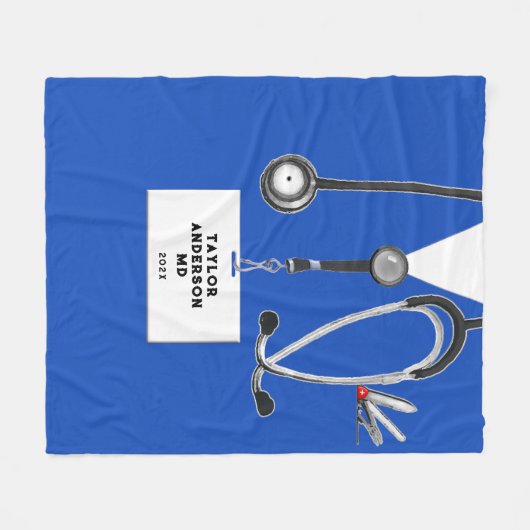 Abschluss der Medizinschule Grad Fleecedecke (Vorderseite (Horizontal))