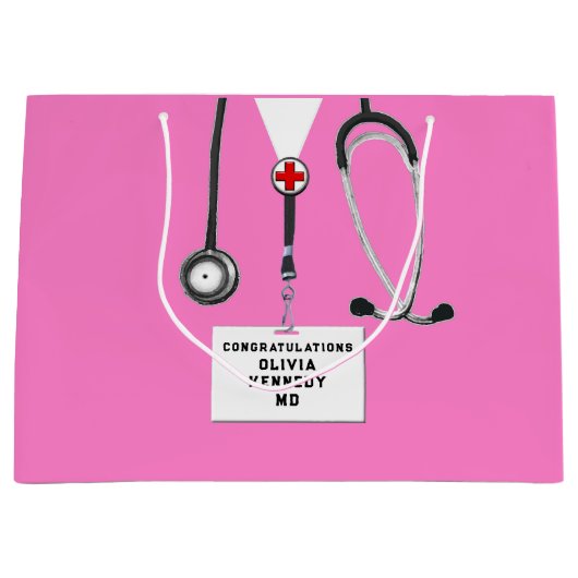 Abschluss der Medizinschule Große Geschenktüte (Vorderseite)