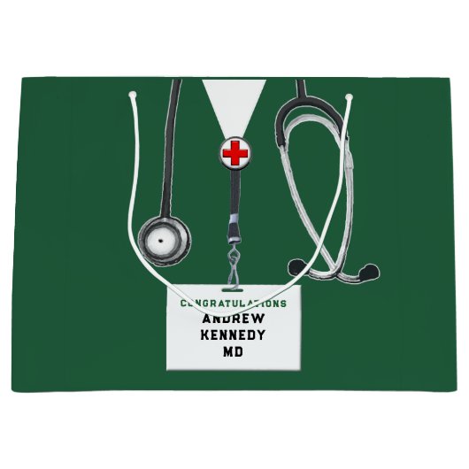 Abschluss der Medizinschule Große Geschenktüte (Vorderseite)