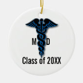Abschluss der Medizinschule Keramik Ornament (Vorne)