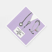 Abschluss der Medizinschule Napkins Serviette (Ecke)