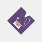 Abschluss der Medizinschule Napkins Serviette (Ecke)