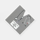 Abschluss der Medizinschule Napkins Serviette (Ecke)