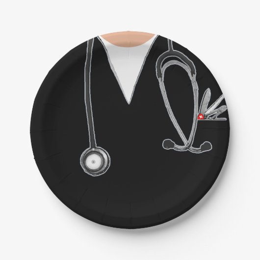 Abschluss der Medizinschule Pappteller (Vorderseite)