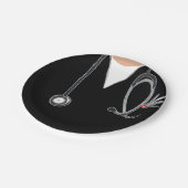 Abschluss der Medizinschule Pappteller (Schrägansicht)