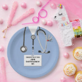 Abschluss der Medizinschule Pappteller (Party)