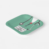 Abschluss der Medizinschule Pappteller (Gewinkelt)