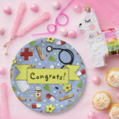 Abschluss der Medizinschule Pappteller (Party)