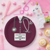 Abschluss der Medizinschule Pappteller (Party)