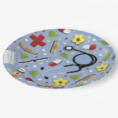 Abschluss der Medizinschule Pappteller (Schrägansicht)