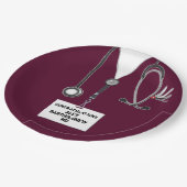 Abschluss der Medizinschule Pappteller (Schrägansicht)