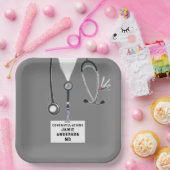 Abschluss der Medizinschule Pappteller (Party)