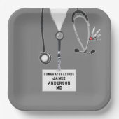 Abschluss der Medizinschule Pappteller (Vorderseite)