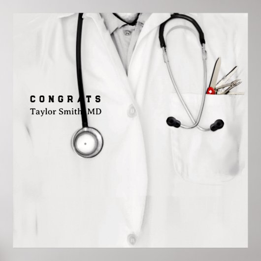 Abschluss der Medizinschule Poster (Vorne)