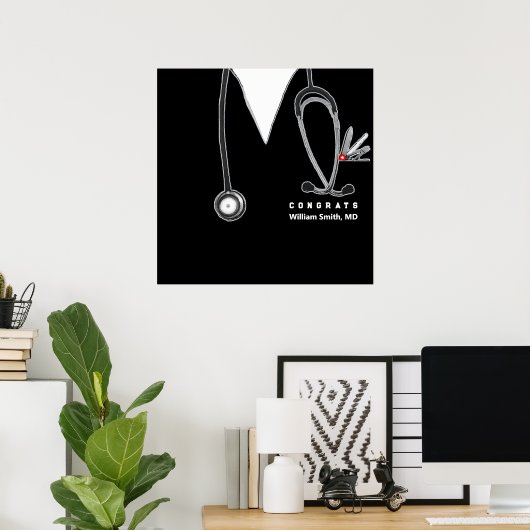 Abschluss der Medizinschule Poster (Heimbüro)