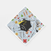 Abschluss der Medizinschule Serviette (Ecke)