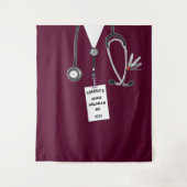 Abschluss der Medizinschule Wandteppich (Vorderseite)