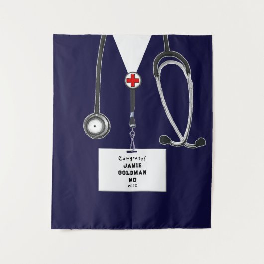 Abschluss der Medizinschule Wandteppich (Vorderseite)