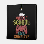 Abschluss der Mittelschule 2020 Keramikornament (Links)