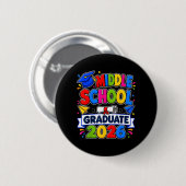 Abschluss der Mittelschule 2026 Absolventen Button (Vorne & Hinten)
