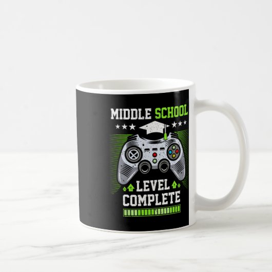 Abschluss der Mittelschule Abschluss Cl 2025 Ga Kaffeetasse (Rechts)