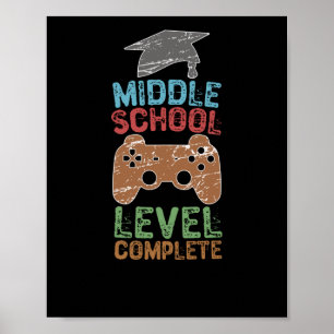 Abschluss der Mittelschule - Abschluss Poster