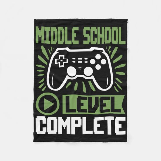 Abschluss der Mittelschule Complete Gamer Cl von 2 Fleecedecke (Vorderseite)