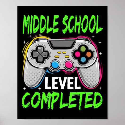 Abschluss der Mittelschule Complete Gamer Cl von 2 Poster (Vorne)