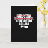 Abschluss der Mittelschule Karte (Gelbe Blume)