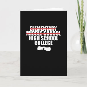 Abschluss der Mittelschule Karte