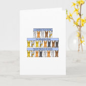 Abschluss der Mittelschule Karte (Gelbe Blume)