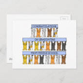 Abschluss der Mittelschule Postkarte (Vorne/Hinten)