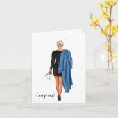 Abschluss der Nursing School (Blonde) Karte (Gelbe Blume)