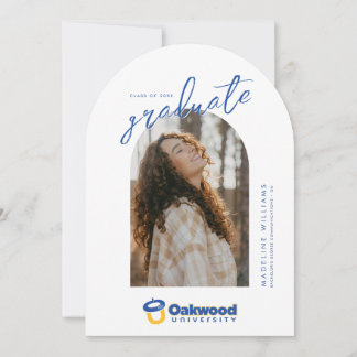 Abschluss der Oakwood University Einladung
