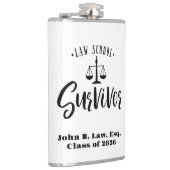 Abschluss der personalisierten Jurastube Flachmann (Rechts)